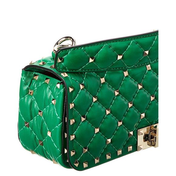 Valentino Rockstud Spike Leather Shoulder Bag - Picture 3 of 5